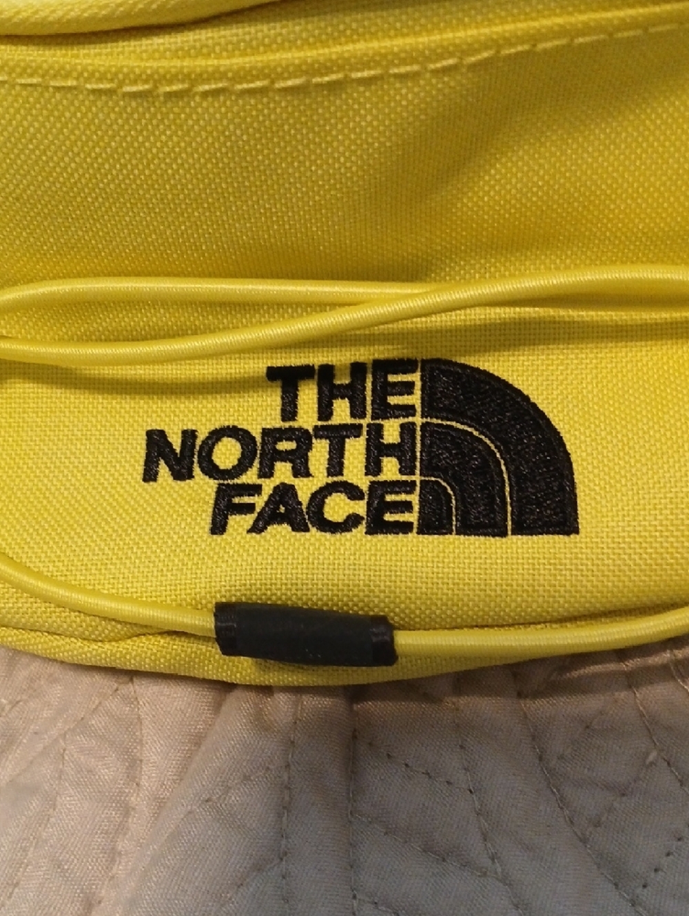 The North Face Bright Yellow Waist Pack with Front Logo - Picture 2 of 6